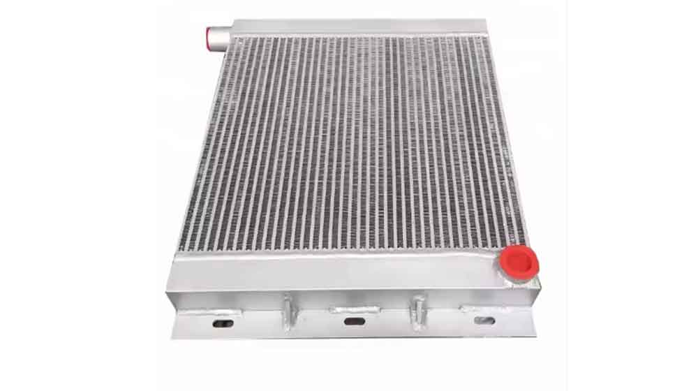 Plate-fin oil coolers